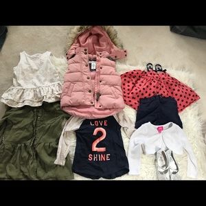 2T and clothes that fit like 2T bundle set